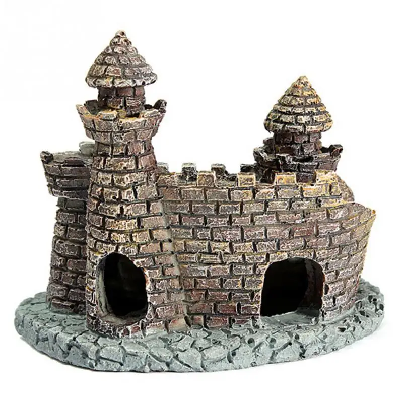 

Fish Tank Decoration Resin Cartoon Castle Aquariums Decorations Castle Tower Ornaments Fish Tank Aquarium Accessories Decoration
