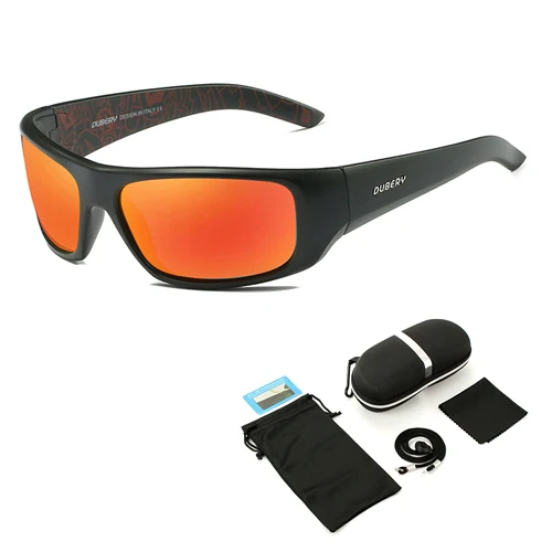 PC Frame HD поляризованные очки для мужчин и женщин Fly солнцезащитные очки для рыбалки для пеших прогулок вождения очки для бега Гольф уличные спортивные очки - Цвет: Black frame case