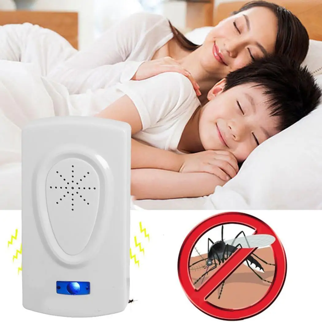 

Household Electronic Ultrasonic Pest Mouse Insect Home ,Office and on. Repeller Control 2.5W White 20~65KHZ