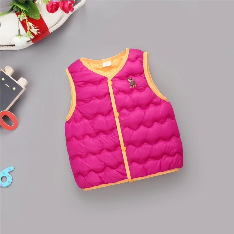 

Kids vest for girls boys Children's Winter Outwear Autumn inner wear Waistcoats for Baby Coats sleeveless top clothes