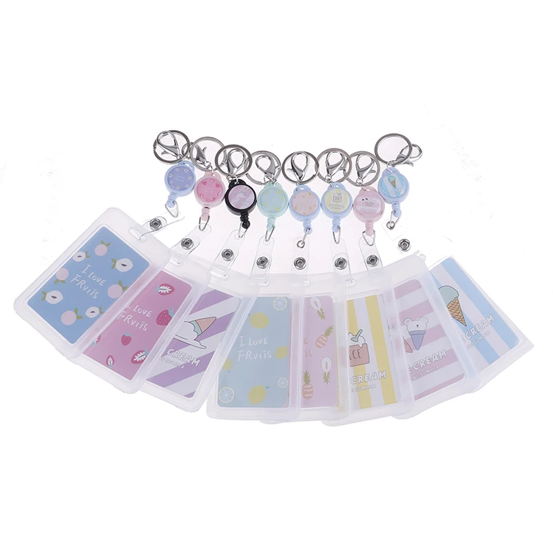 New Cartoon PVC Credit Card Holder Women Men Cute Business Cactus ID Card Case Kids Gift Passport Bank Card Wallet