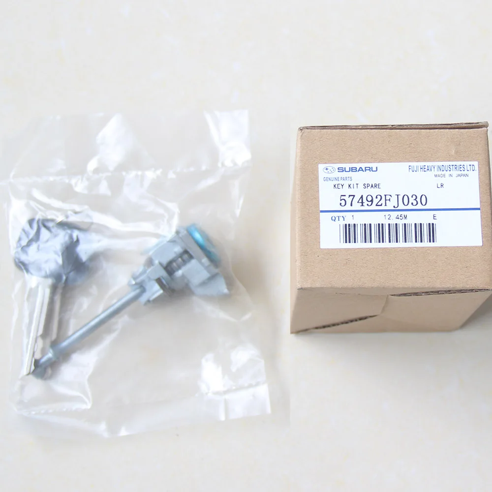 

57492FJ030 New Genuine KEY KIT SPARE Front Door-Lock Cylinder For Subaru Forester Impreza WRX XV