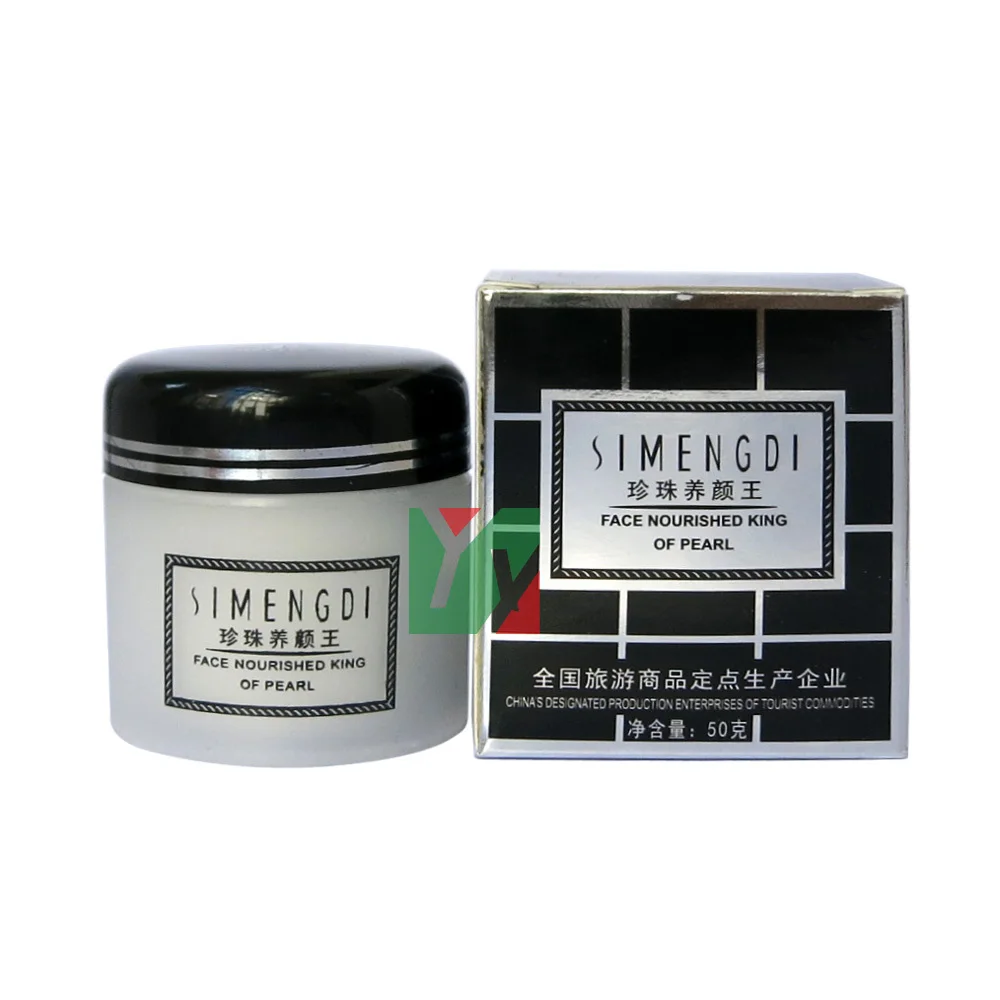 

Pearl Nourishing King evening Cream Anti-Aging Herbs Wrinkle Ginseng whitening face cream night facail care moisturizing 50g