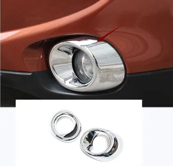 

For Mitsubishi Outlander 2013- 2015 Chrome Front Head Fog Light Foglight Lamp Cover Trim Frame Molding Garnish Bumper Decoration