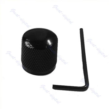 

Homeland Knob Button Tone Volume Control Dome Knob For TL LP Guitar Bass Parts Metal Black 17mm 18mm