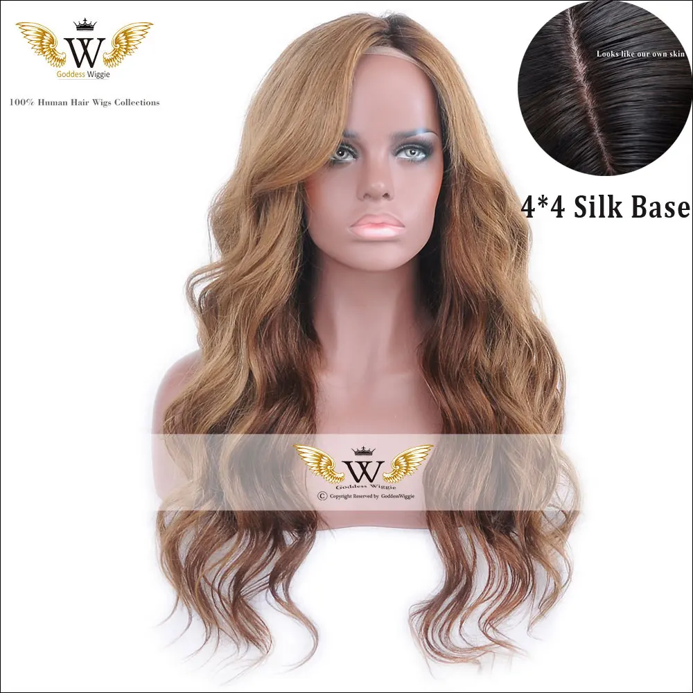6A 200Density Glueless Silk Top Human Hair Front Lace Wigs Full Lace