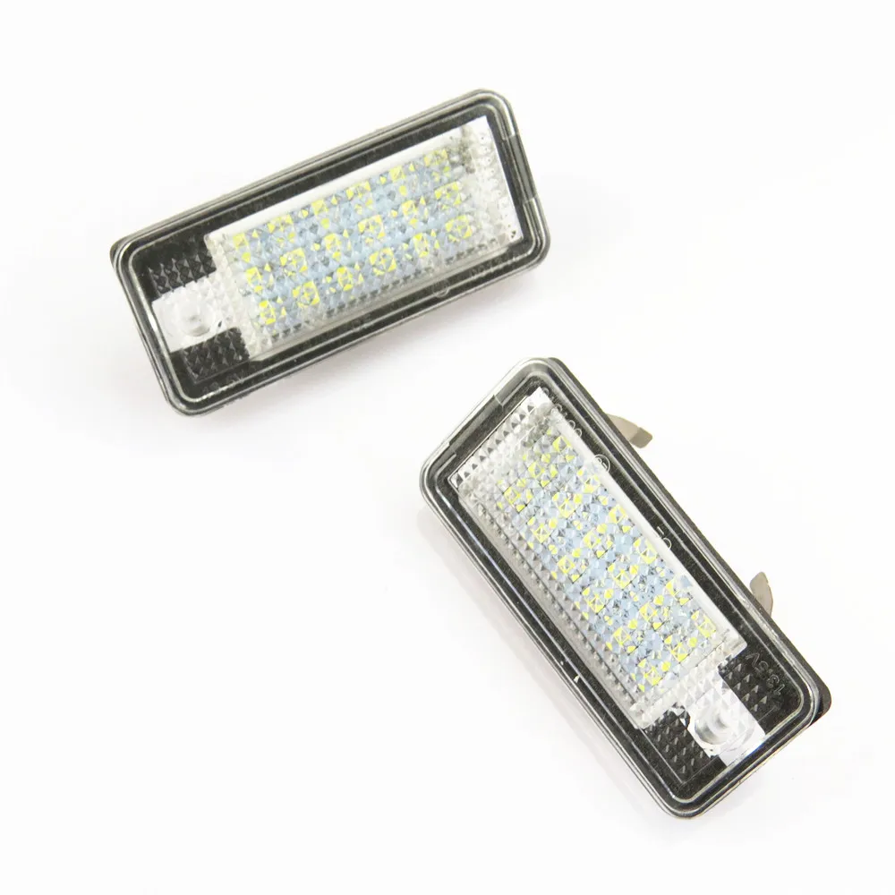 

RWSYPL Car Accessories Number Plate LED Light 12V License Plate Light bulb For A4 B6 B7 A6 C6 RS6 S4 RS4 A3 S3 S6 A8 S8 Q7