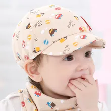 Arloneet 1pc boné quente do bebê chapéu do miúdo da menina do menino da criança infantil algodão chapéu pequeno carro boné de beisebol colorido verão boina bonés