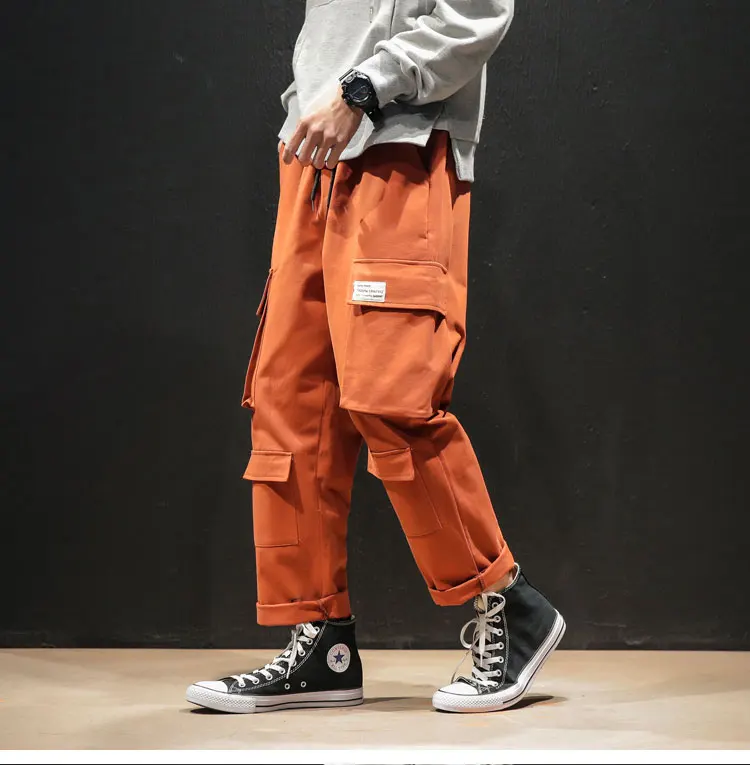 LAPPSTER мужские уличные шаровары комбинезоны мужские s мешковатые джоггеры брюки карго с карманами повседневные корейские стильные широкие спортивные штаны