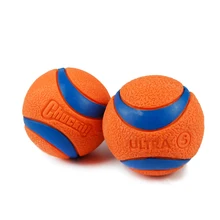 Bola de borracha para cachorro, brinquedo para cães 1 peça, brinquedo para morder, cão, buldogue francês e engraçado produtos de treinamento de animais de estimação