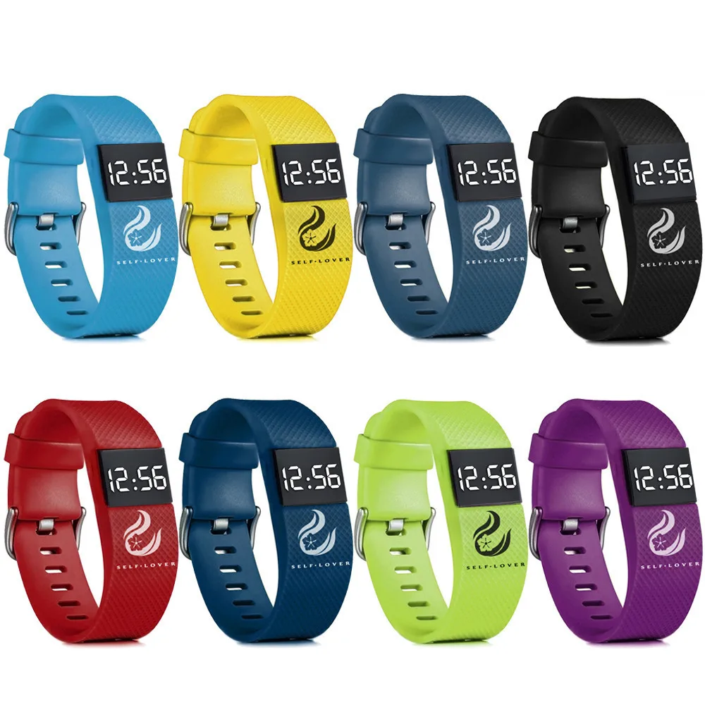 Модные цифровые светодиодный спортивные часы унисекс с силиконовым ремешком наручные часы для мужчин и женщин наручные часы Мужские часы