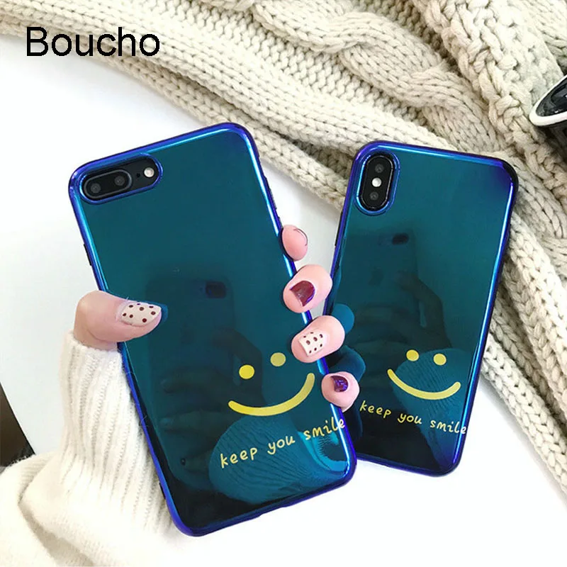 Boucho Blu-Ray Телефон чехол для iPhone X 6 S 7 8 плюс задняя крышка прекрасный держать вас