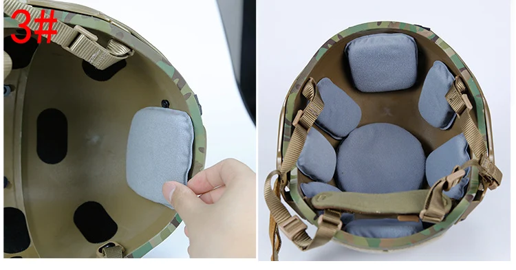 Tactical Protective Pad For CP Helmet Replacement Suspension Pad set Soft Cushion Pad Airsoft Hunting Helmet Accessories