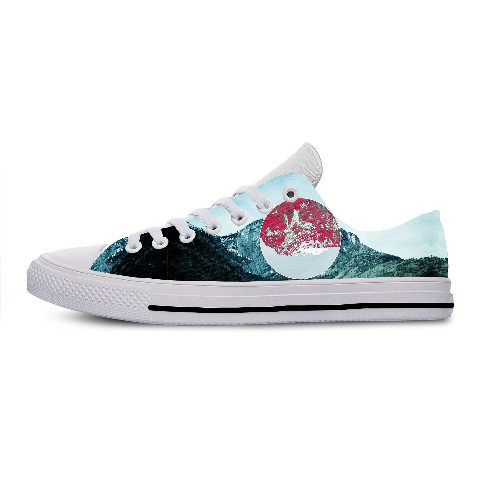 

2019 Creative Photography Nature Landscape 3D Print Shoes Summer Autum Winter Men's and Women's Sneakers