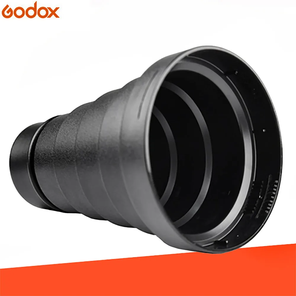 Godox SN-04 ل AD400pro خارج مصباح التصوير لينة ضوء التبعي شعاع أنبوب التركيز أنبوب خنزير الفم العسل العسل Godox SN-04 ل AD400pro خارج مصباح التصوير لينة ضوء التبعي شعاع أنبوب التركيز أنبوب خنزير الفم العسل العسل