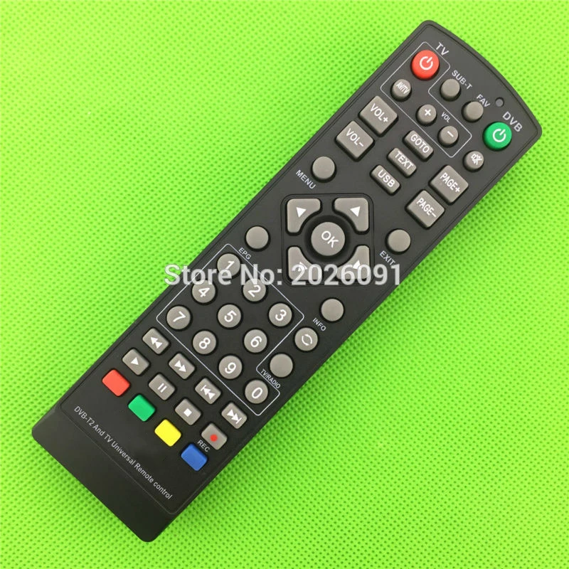 Mando a distancia UNIVERSAL de tv, dvb t2, huayu rm d1155 + 5, receptor ...