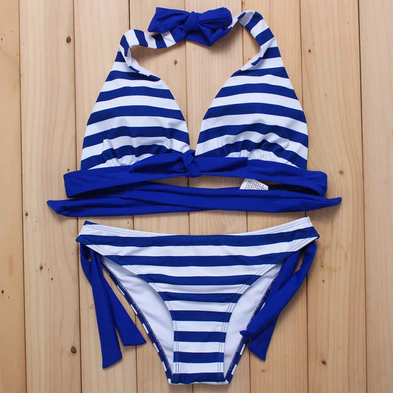 bikini sets for women BANDEA Beach Women Halter Swimsuits Strappy Bikini 2019 Sexy Adjustable Strap Bandage Bikini in Set Sexy Bikini Brand Biquini crochet bikini set