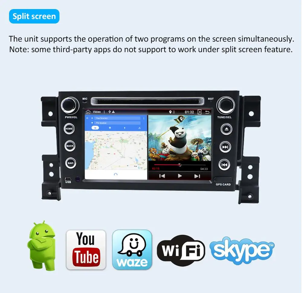 Автомобильный DVD плеер Bosion 2 din android 10 0 для Suzuki grand vitara автомагнитола стерео gps с