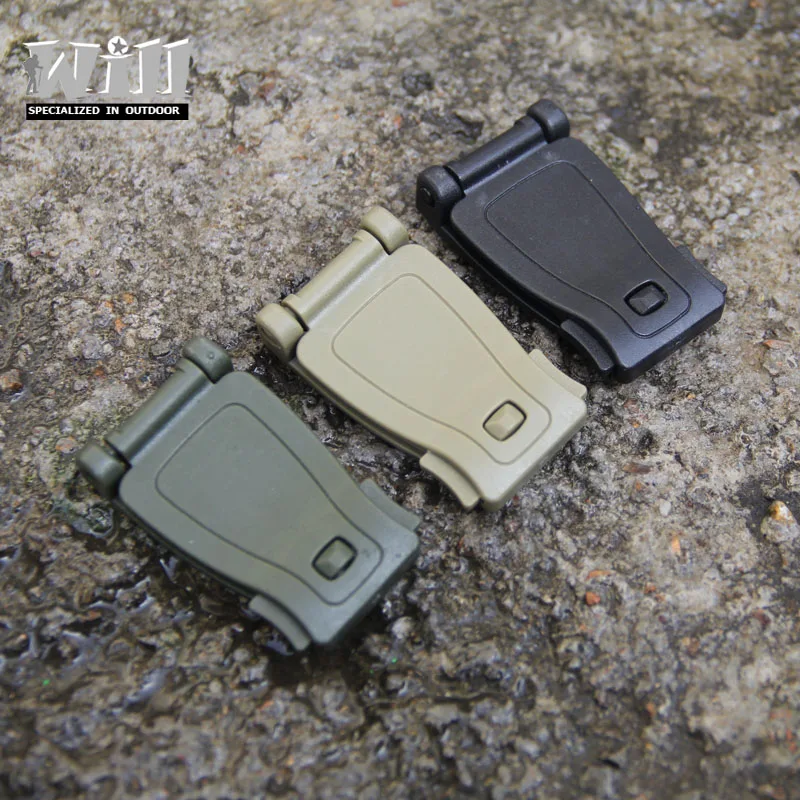 

5pcs/lot Molle Outdoor Tactical Dominator Cord EDC Hang Buckle Clip PALS MOLLE edc Cord Cable Tidy Storage Camping Tool