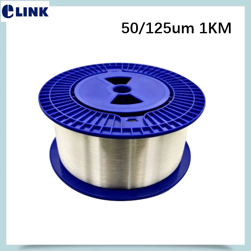 1km Roll Bare Fiber 50 125um Multimode Mm 1000m Spool Without Connector For Otdr Test Launch Cable Bare Optical Fibre 50um Elink Communications Parts Aliexpress