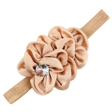 YOST Bandeau des Fleurs pour Bebes Filles Mousseline de Soie Beaute(Брун Клер