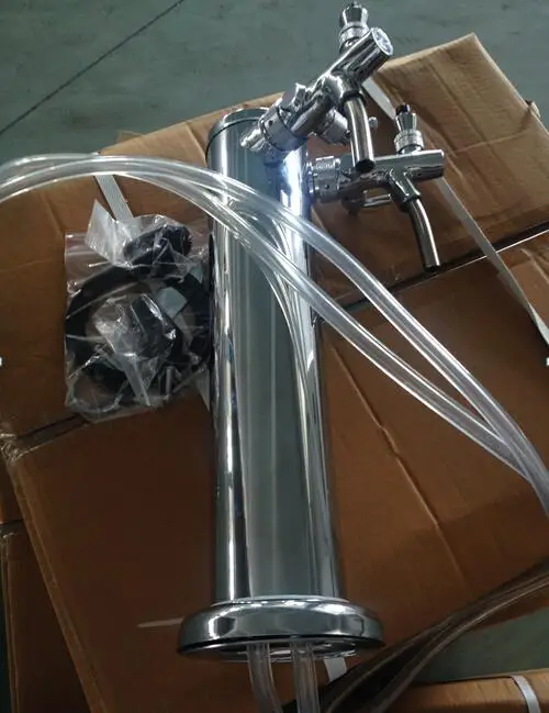 2 Holes stainless steel beer column set with adjustable beer faucet PVC hose,Beer tower set kegerator tap homebrew for bar/Hotel 2 Holes stainless steel beer column set with adjustable beer faucet PVC hose,Beer tower set kegerator tap homebrew for bar/Hotel