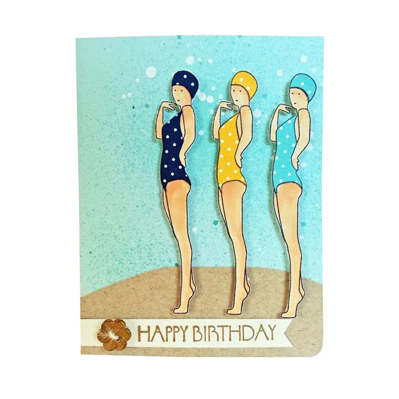 

GJCrafts 3Pcs Women Metal Cutting Dies for Scrapbooking Craft Dies New Arrivals Die Cuts for Card Makings Decorative Embossing