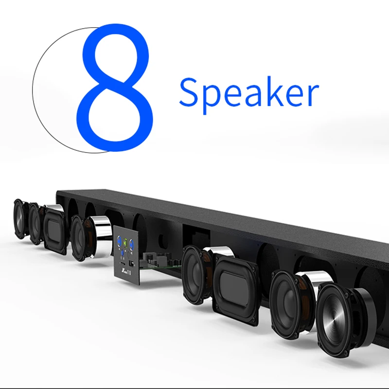 Новая длинная звуковая панель A1S для ТВ и S5 сабвуфера Bluetooth Саундбар система