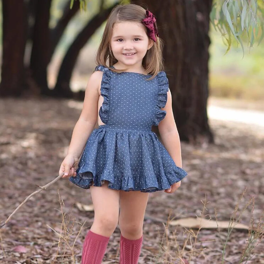 2019 Hot Children's Summer Dress Baby Girls Toddler Kids Baby Girl ...