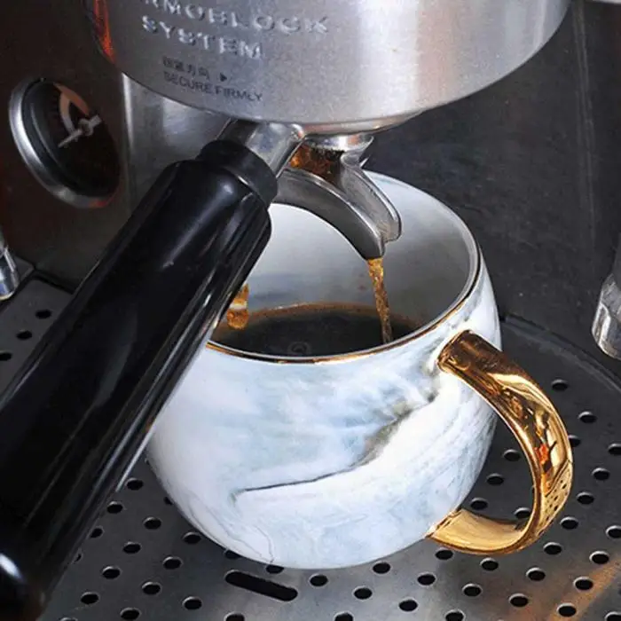 Nordic Mug Cup Marble Ceramic Milk Tea Drinking Cup Breakfast Drinkware for Home Office Taza de cafe europea BDF99