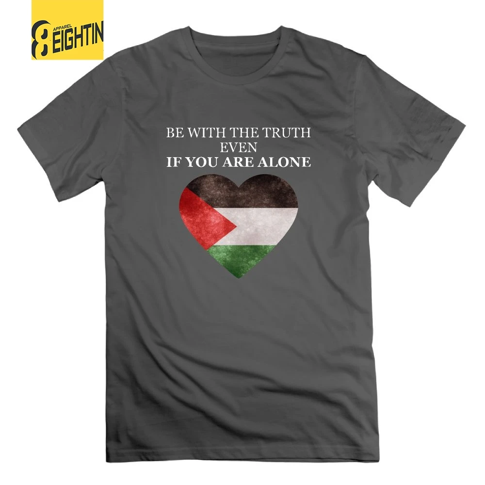 

Free Palestine Tees Palestinian Flag Heart Popular Pure Cotton O-Neck Short Sleeve T-Shirts Male Printed T Shirts