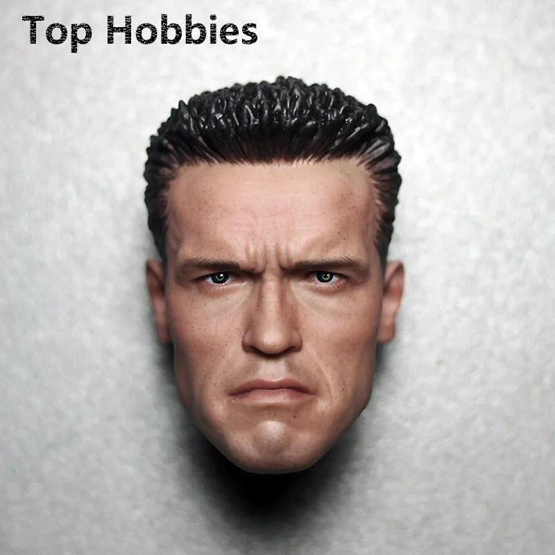 Normal version 1/6 Ladder Arnold Schwarzenegger Male Head Sculpt Model Terminator 2 For 12 Action Figures Toys Accessories