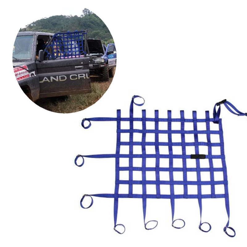 

Vehicle refitting safety anti-collision protection net off-road drift general purpose racing car window net automobile window pr