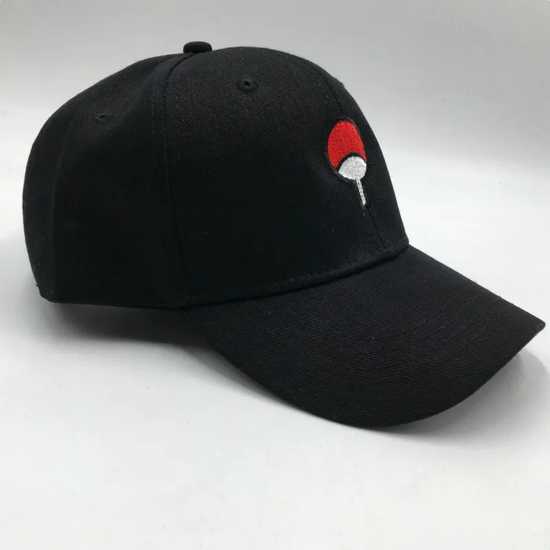 Японская аниме Наруто Snapback Мужская кепка семья Учиха шляпа c вышивкой хлопковая