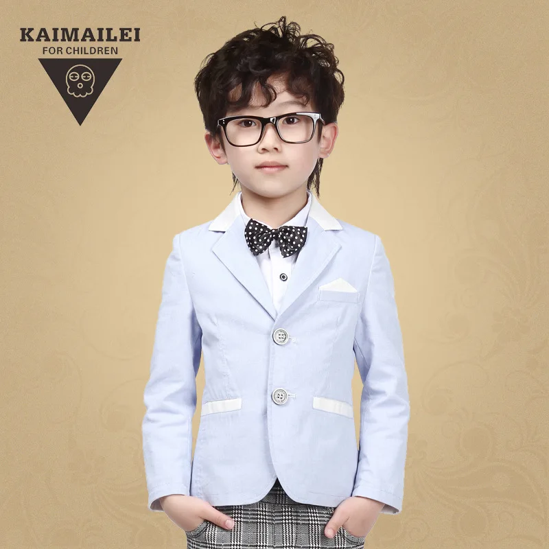 New Arrival Spring Autumn Fashion Boys Korean Blazers Kids Boy Elegant