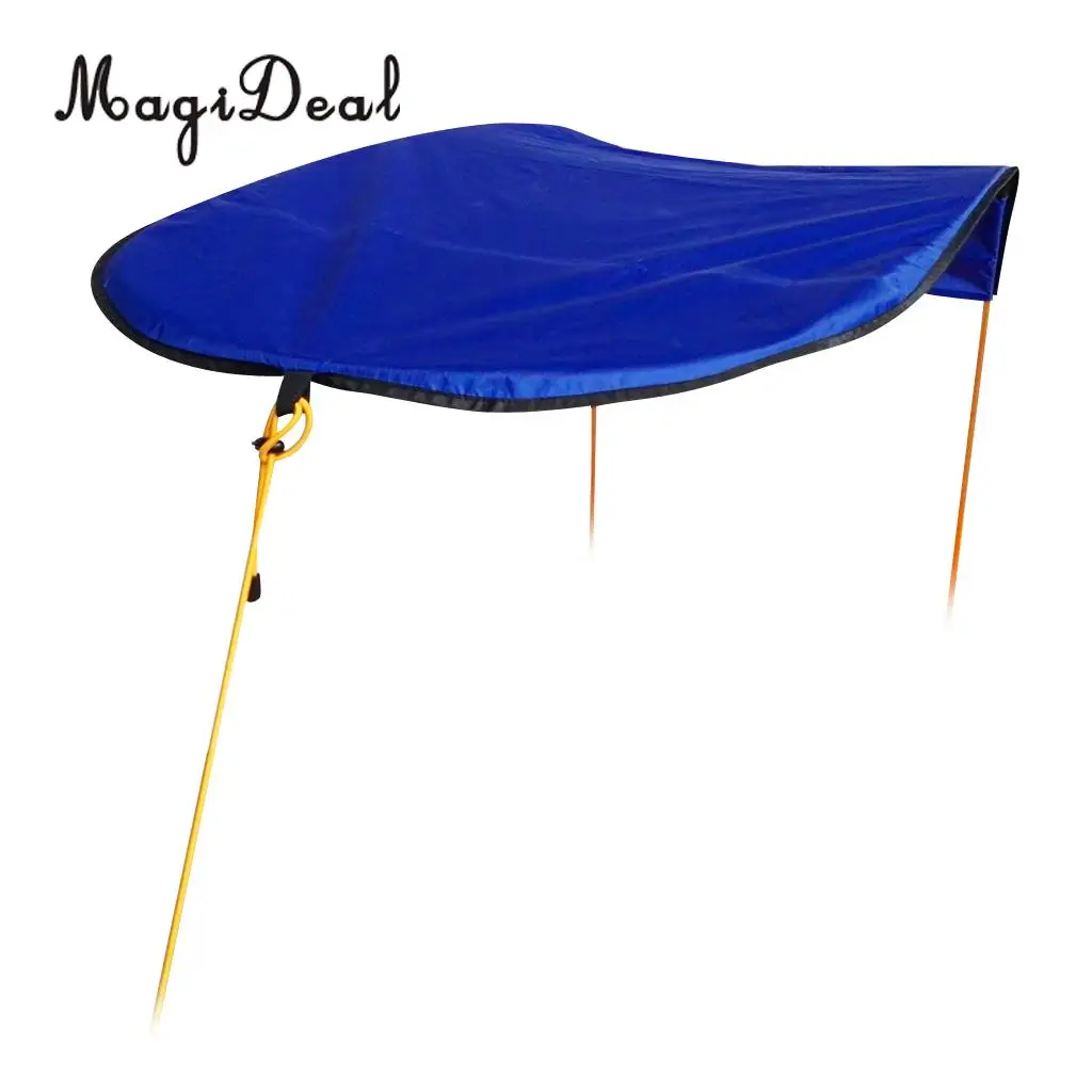 MagiDeal Detachable 1-Person Inflatable Boat Kayak Sun Shelter Awning Top Cover Sun Shade Tent Rain Sunscreen Protector 5 Colors