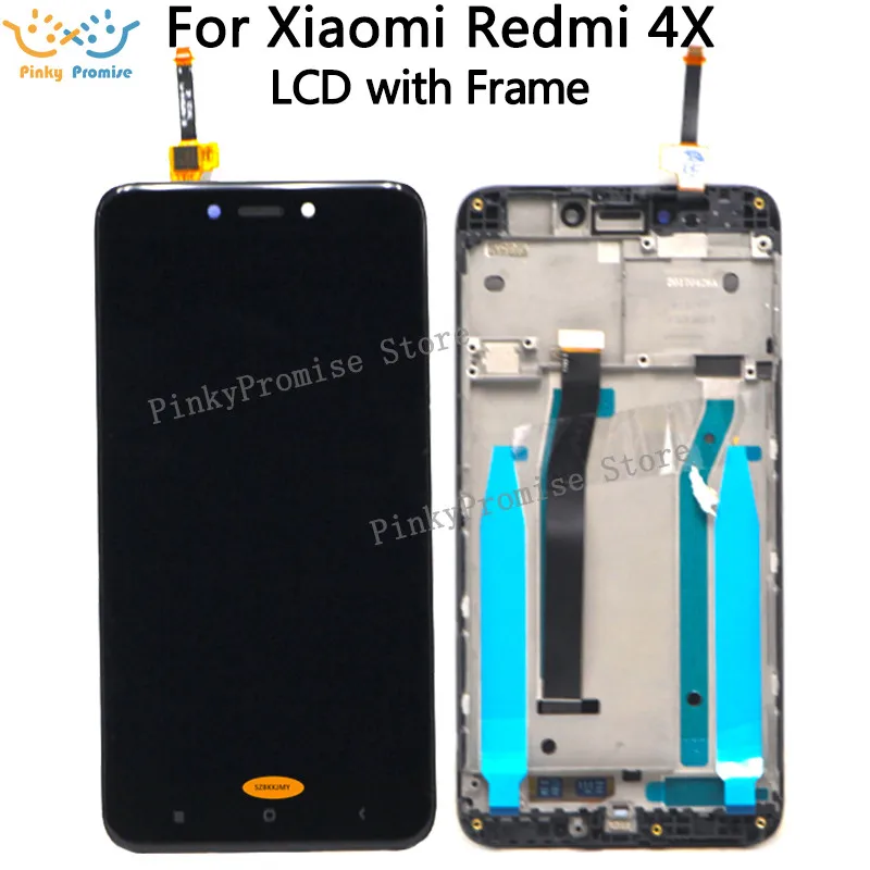 5,0 дюймов экран для Xiaomi Redmi 4X ЖК-дисплей сенсорный экран с рамкой в сборе Xiomi Redmi 4X ЖК-экран