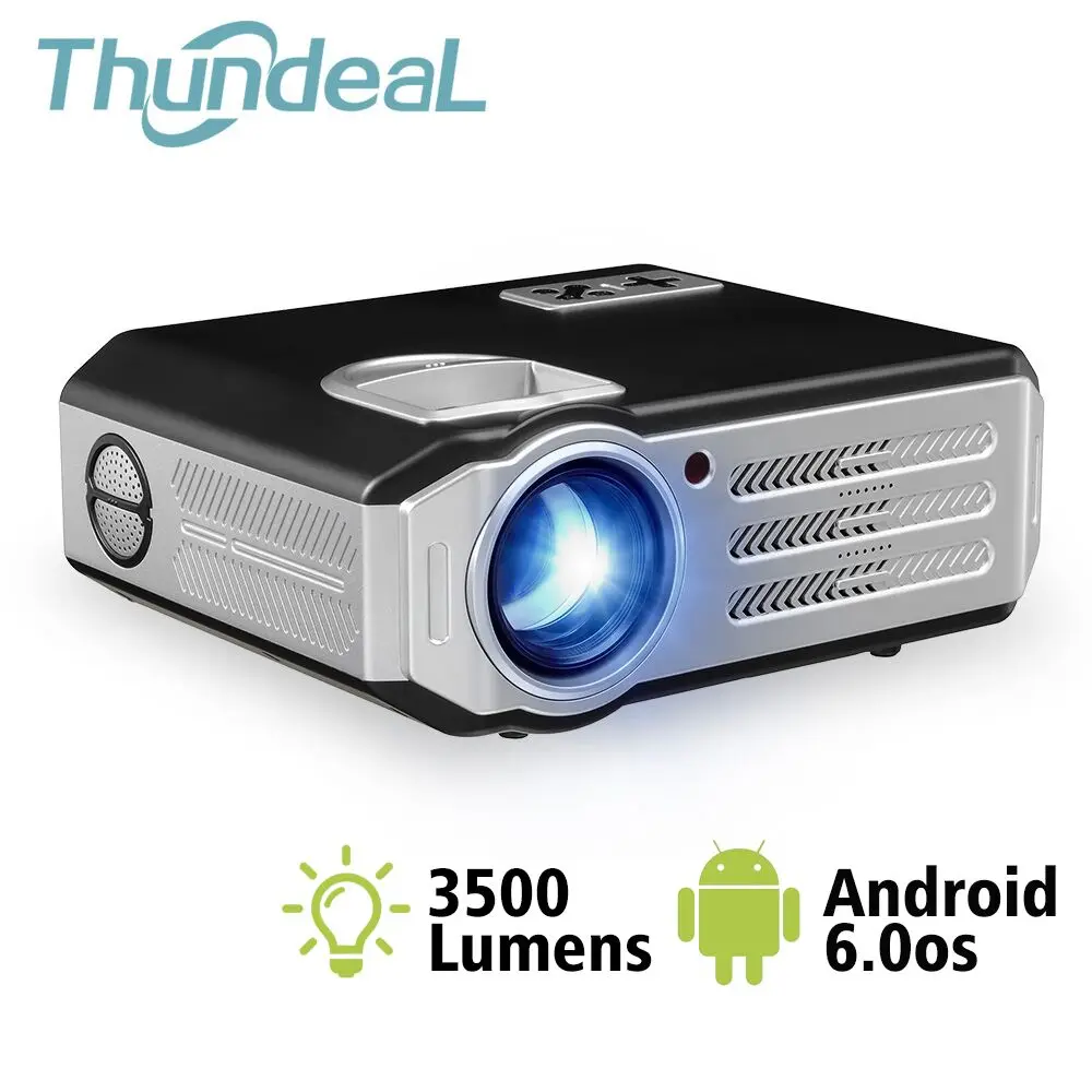 

ThundeaL RD-817 LED Android WiFi Projector 3500 Lumens Projector Video HDMI USB Full HD 1080P Projetor TV Home Theater Beamer