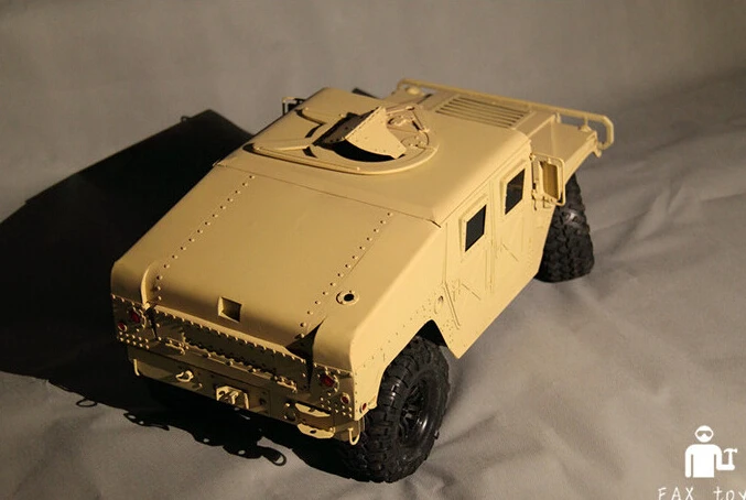 Новое высокое качество металлический Hummer 1/10 весы 313 мм Колесная база RC комплект кузова автомобиля Hummer оболочка для 1:10 осевой SCX10 D90