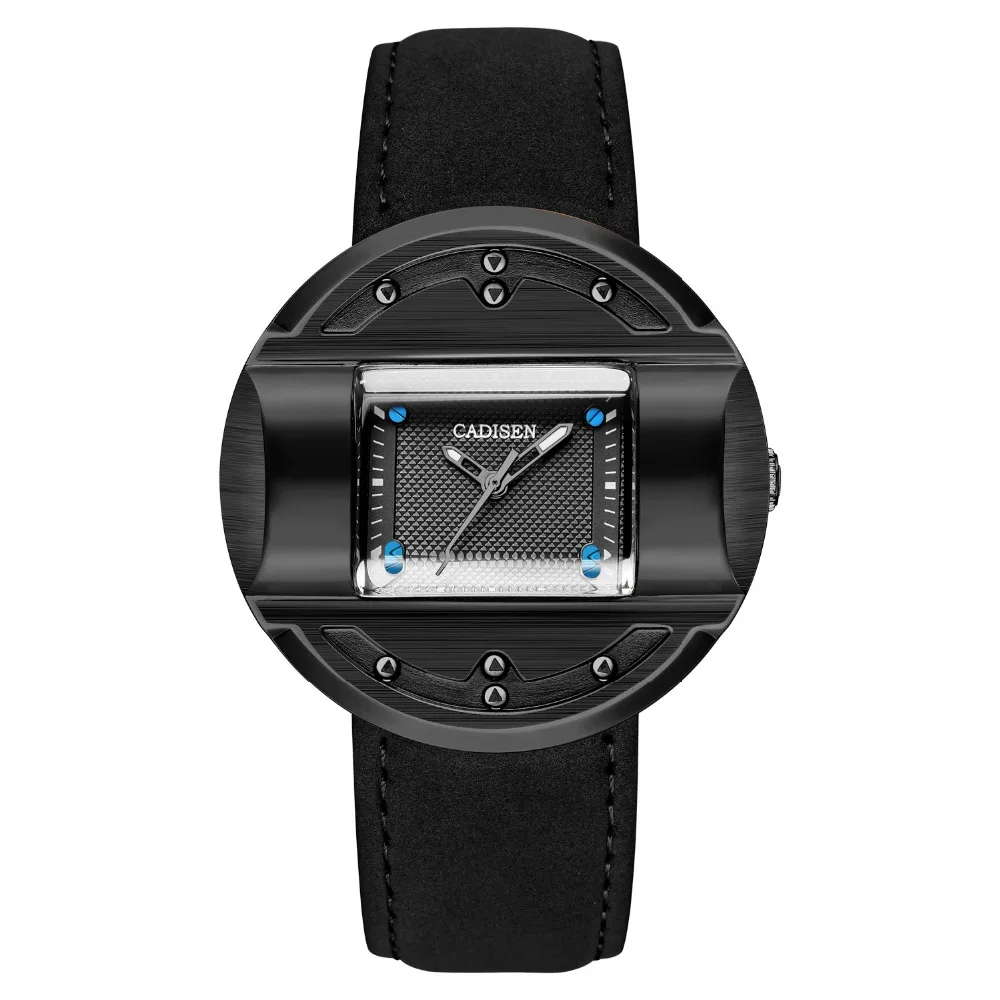 

Cadisen Men's Fashion Sport Watches Men Quartz Analog Clock Man Leather Strap Military casual Waterproof Watch Relogio Masculino