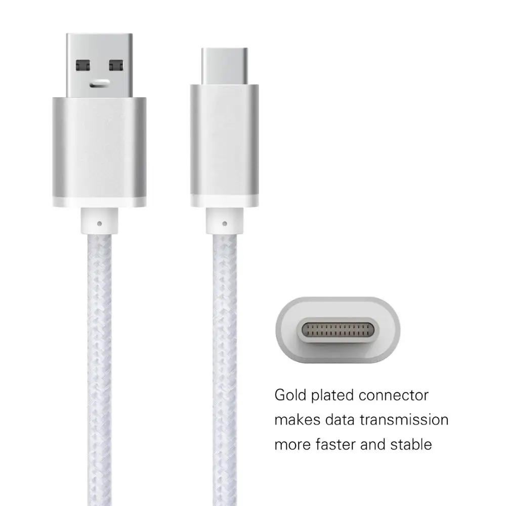 2 порта USB Автомобильное зарядное устройство и нейлон type C USB 3,1 зарядный кабель для передачи данных для Meitu M8 5,15/5,2 T8/Maze Alpha usb-зарядное устройство для синхронизации кабеля