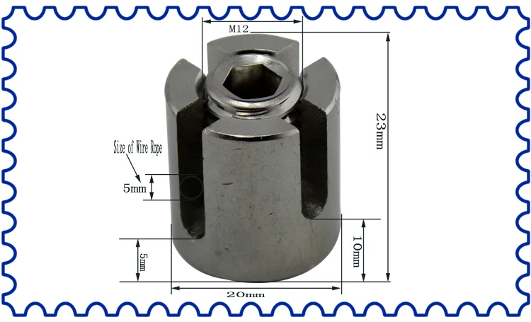 Нержавеющая сталь крест клип трос зажим морской SUS316 Треллис системы зеленая стена для 5 мм веревку кабель Крест зажим 10 шт. M12 * 5 мм
