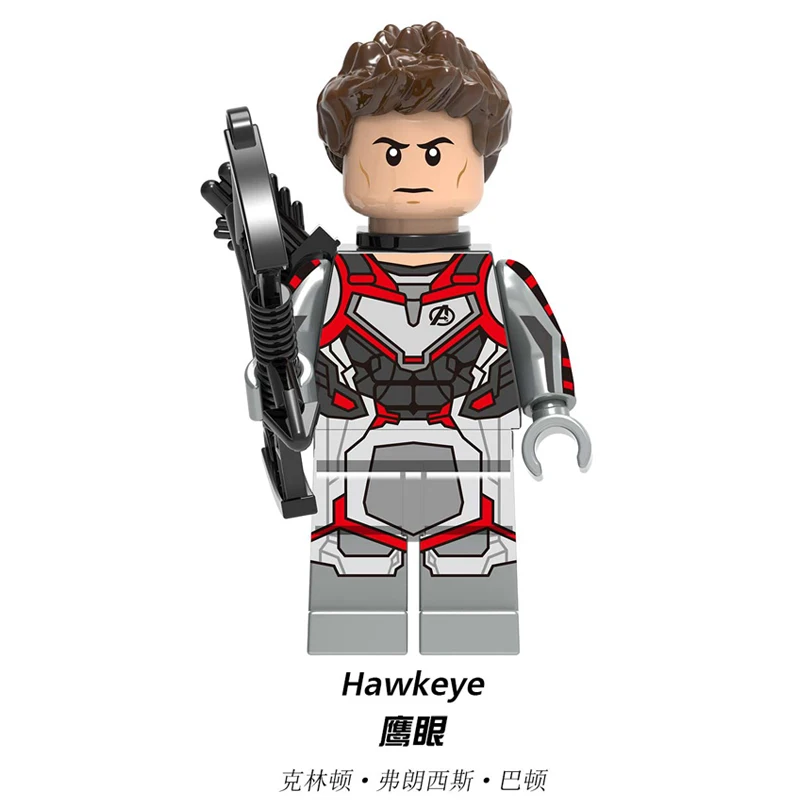 Black Widow Avengers 4 Endgame Thanos Thor Rocket Raccoon War Machine Nebula Building Blocks Toys XH1071
