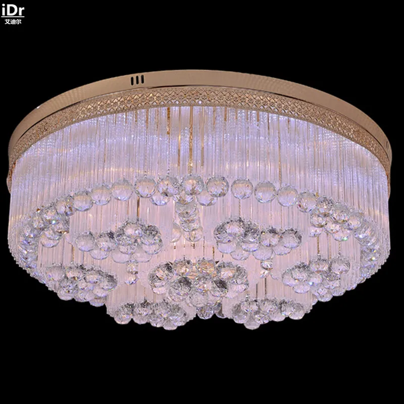

Tyrant gold traditional atmosphere rectangular living room lamp crystal lamp bedroom lamp led Ceiling Lights Lmy-035
