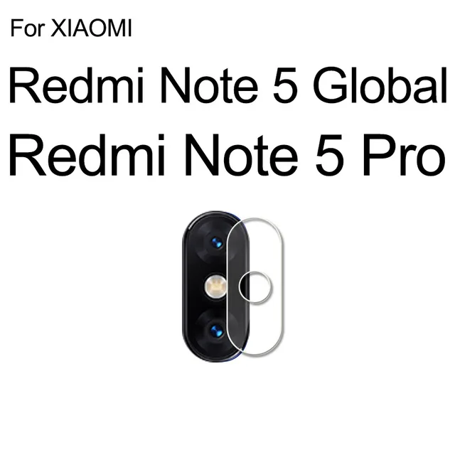 2 шт. задняя защитная пленка для Xiaomi Redmi Note 7 5 6 8 Pro 7A 6A glass mi A3 9t se камера протектор стекло на красный mi Note 7 8 Pro стекло - Цвет: For Redmi note 5