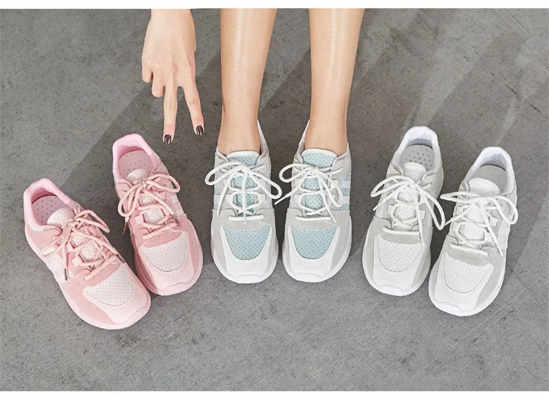 Summer Autumn Breathable Casual Shoes Woman Sneakers Fashion Light Women Flats Platform Shoes Korean Style Lady Chaussures Femme (10)