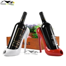High Heel Shoe Wine Bottle Holder Stylish Rack Gift Basket Accessory for Home Bar Tool