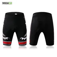 WOSAWE Мужские велосипедные шорты черные 4D Мягкие Гелевые шестерни шаблон короткие велосипедные шорты для горного велосипеда Pantalones cortos de ciclismo S-2XL