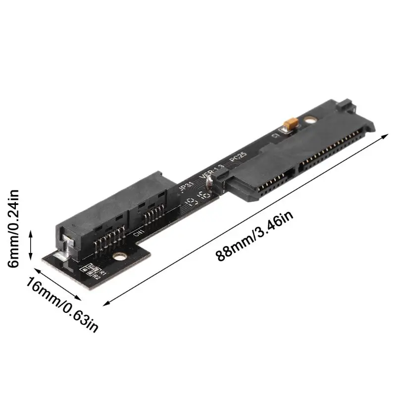 Поддельный Оптический жесткий диск кронштейн SATA в тонкий SATA Caddy лоток для PCB95 lenovo 110-15ACL 310 серии