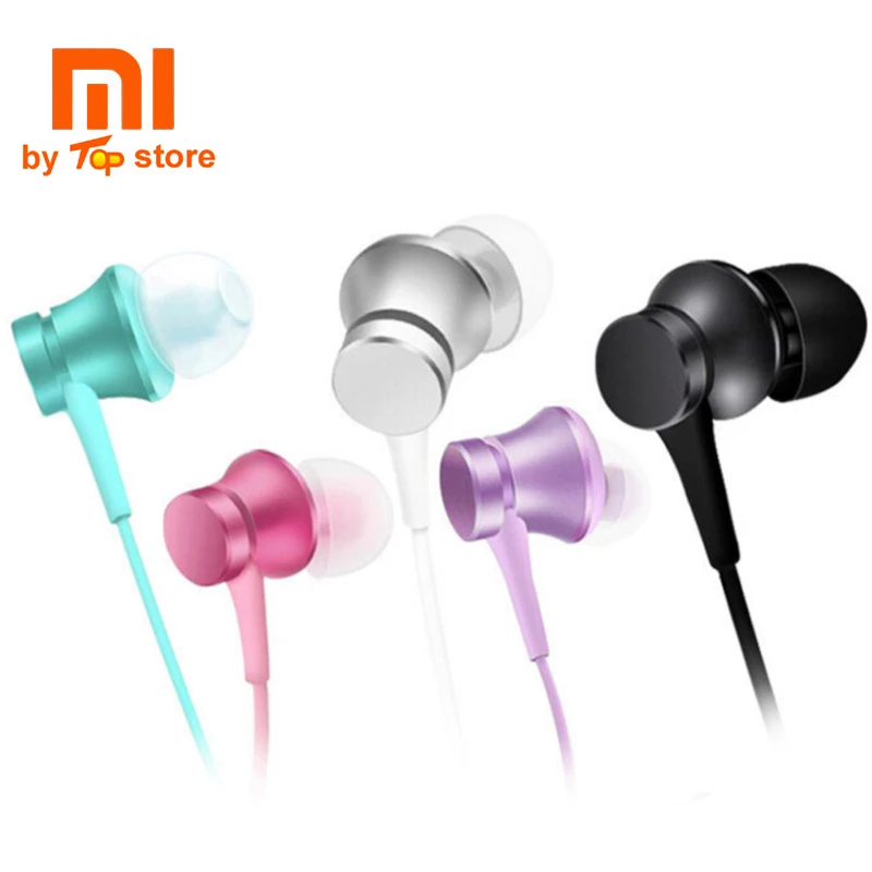 

Original Xiaomi New In-ear piston 3 Earphone with Mic Wire Control headset for mobilephone Andoid and iphone